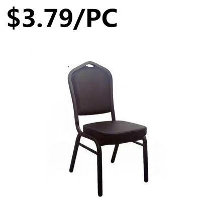 Modern Six Colors Metal Soft Cushion Banquet Chairs for Sale