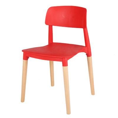 Stackable Plastic Chair White Outdoor for Dining