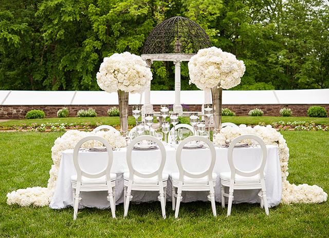 Pure White Outdoor Furniture Wedding Event Solid Wood Ghost Louis Dining Chair