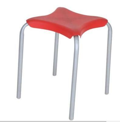 Indoor Restaurant Furniture Metal Legs Plastic Dining Chair