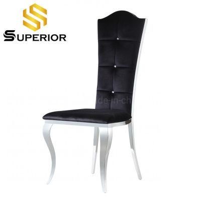 Germany Popular High Quality Home Dining Room Chromed Metal Chair