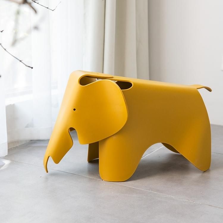 Funny Baby Elephant Plastic Living Room Children Chairs
