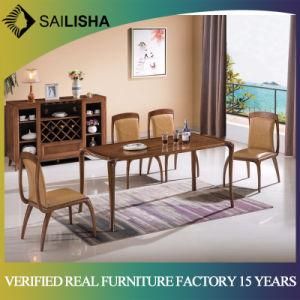 Modern Solid Wooden Dining Room Furniture Sets Chairs and Dining Table