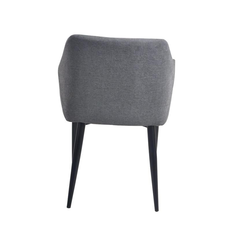 New Style Velvet Dining Chair/Modern Indoor Metal Dining Chair with Painted Legs