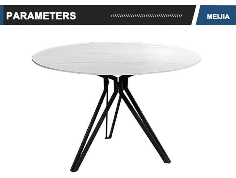 Luxury Round Marble Dining Table Set Furniture Imported Modern Dine Room Chaires Dining Tables
