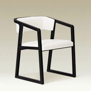 Modern Black and White Dining Room Wood Chair (C720-2)