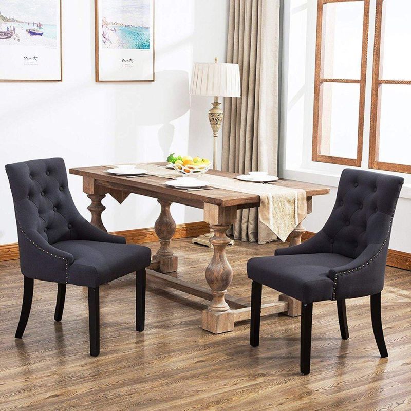 Wholesale Modern Style Cotton Fabric Velvet Dining Room Chair