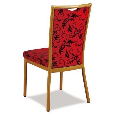 New Classy Steel Wood Imitate Restaurant Dining Chair