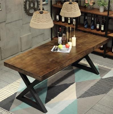 Wholesale Antique Interior Decorative Furniture Hospitality Furniture Upholstered Dining Table