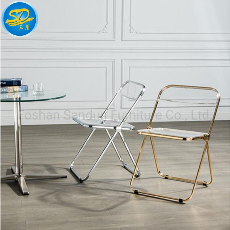 High Quality PC Resin Crystal Clear Wimbledon Dining Chair for Outdoor Wedding