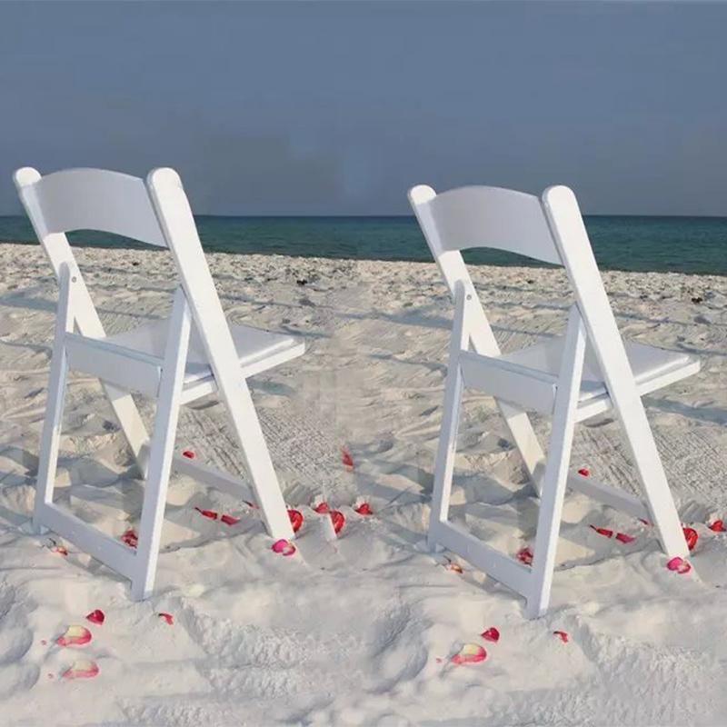 Outdoor Wedding Event Party Furniture Folding White Resin Wimbledon Chair