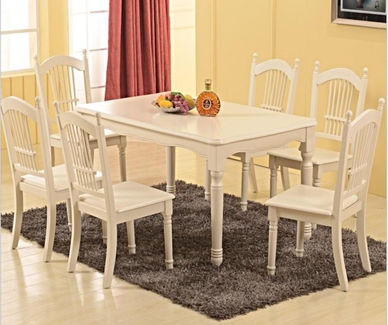 Solid Hardwood Kitchen Table Chair and Table Set