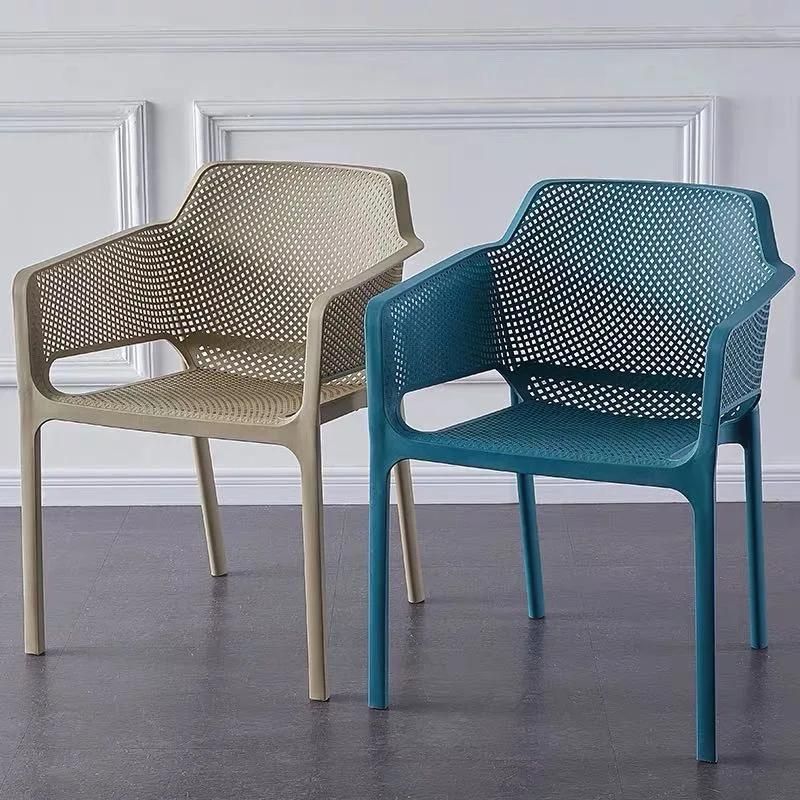 Modern Style Creative Modeling Space Saving Strong Load Bearing PP Plastic Dining Chair