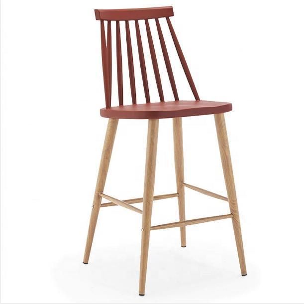 Barstool High Outdoor Bar Chair for Kitchen Plastic Used Luxury