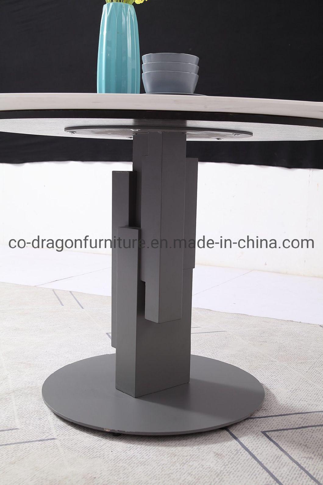 Steel Legs Modern Dining Table Sets for Home Furniture