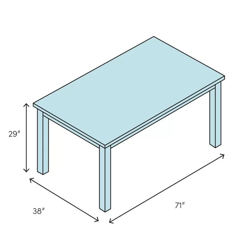 American Rectangular Oak Combination Dining Table All Solid Wood Assembly Solid Wood Dining Chair and Table Combination Household Small Apartment Nordic Style