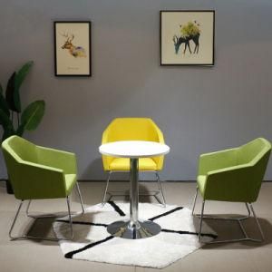 Modern Hotel Dining Room Furniture Living Room Leisure Cafe Metal Leg Chair