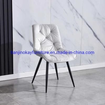 High Quality Home Dininf Room Restaurant Furniture New Design Coffee Hotel Leisure Upholstered Velvet Fabric Dining Room Chair