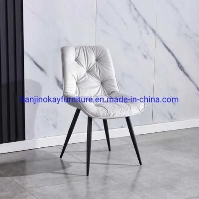 High Quality Home Dininf Room Restaurant Furniture New Design Coffee Hotel Leisure Upholstered Velvet Fabric Dining Room Chair