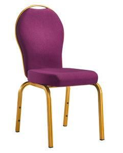 Modern Design Flexible Banquet Back Chair with Metal Frame