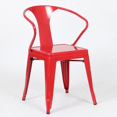 Modern Nordic Home Furniture Chaise Jardin Metal Blanc Design Black Scandinavian Dining Chairs