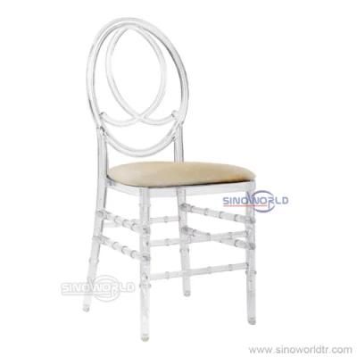 Clear Resin Wedding Chair Acrylic Tiffany Phoenix Chiavari Chair Transparent Chair