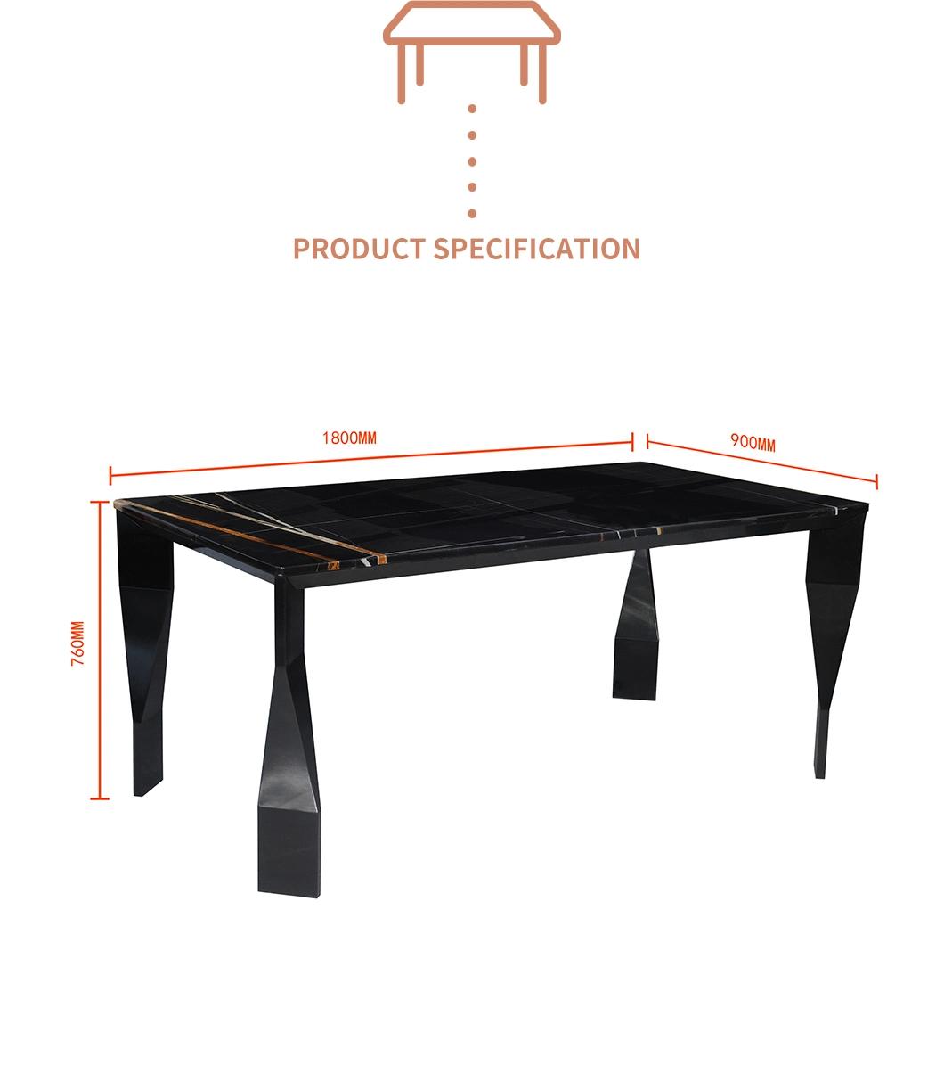 Popular Modern European Style Senior Dining Table