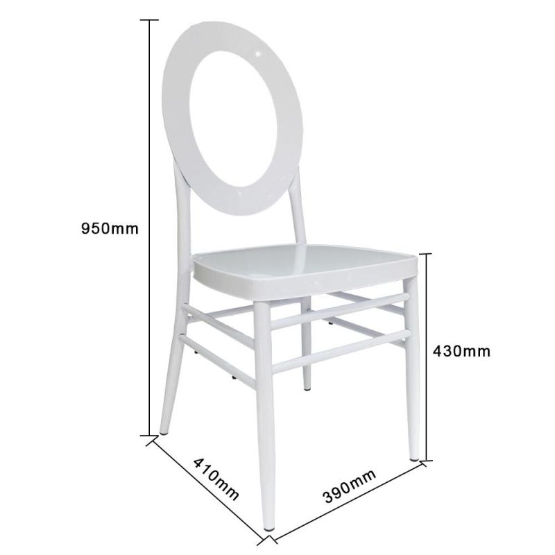 Wholesale New Stacking Round Back Wedding Banquet Dining Chair for Rental