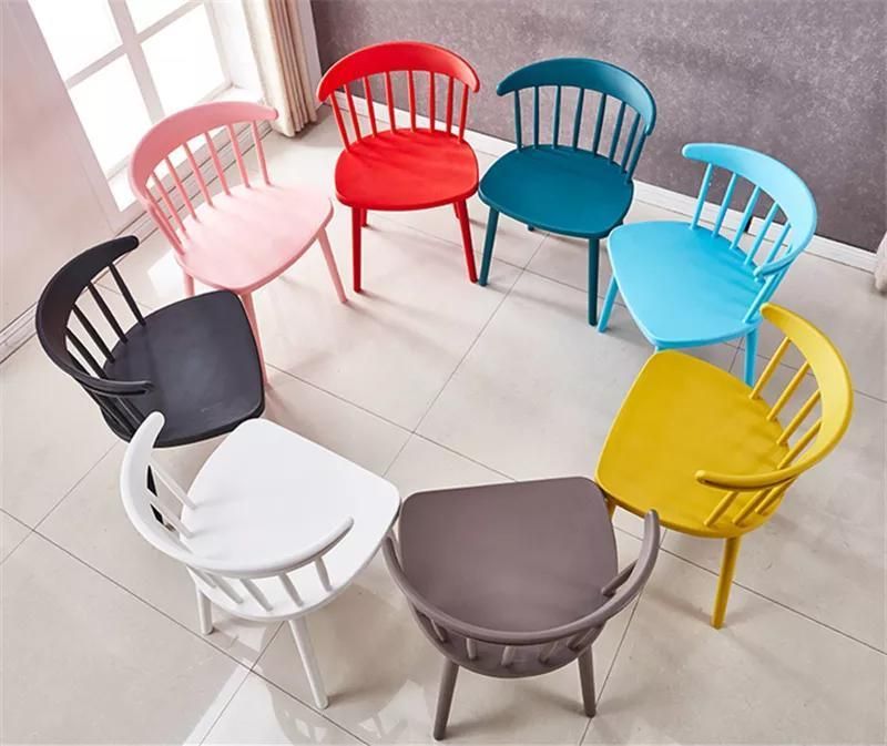 Cheap Price Home Furniture Plastic Multi-Color Design Dining Chair