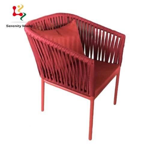 New Arrival Outdoor Furniture Aluminum Armchair for Restaurant Cafe Hotel Leisure Patio Dining Chair