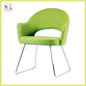 Modern Nordic Design Metal Leisure Upholstered Chair
