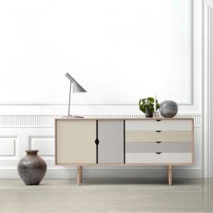 Solid Ash Wood Sideboard Cabinet