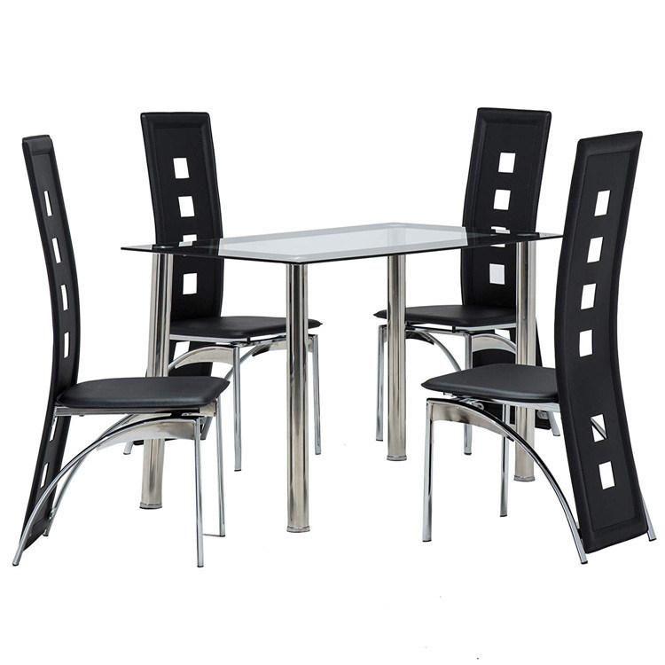 China Factory Wholesale Cheap Price PVC Material Plastic Base Dining Chair for Living Room