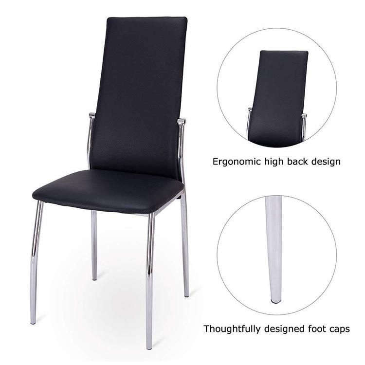 Comedores De 6 Sillas Listo PARA Embiat Wire Red Silver Legs Dining Chairs Modern Office Meeting Chair Indian Wedding Chairs