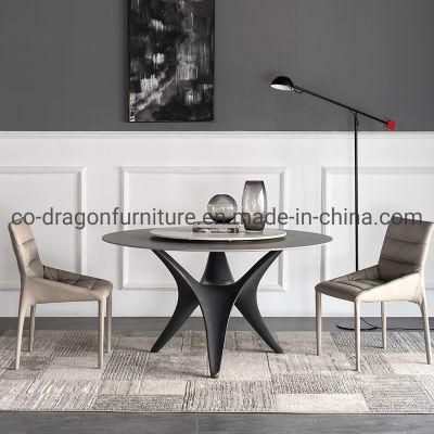 Unique Design Dining Table with Marble Top for Dining Furniture