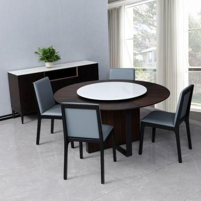 China Factory Modern Simple Design Round Marble Dining Table