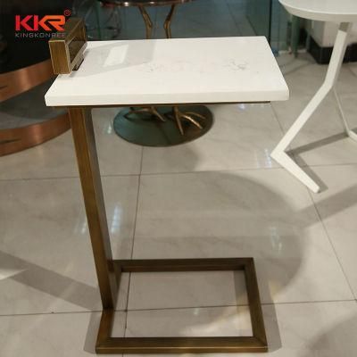 Hotel Luxury Solid Surface Stone Marble Table and Chairs Set
