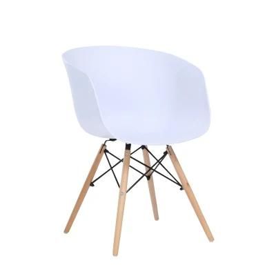 Cheap Modern Home Bedroom Furniture Beautiful Design Back Wood Plastic Dining Chair