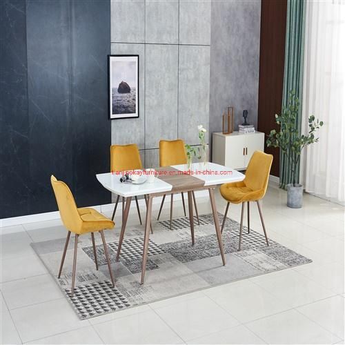 Modern Style of Dining Sets MDF Extenable Dining Table in Dining Room