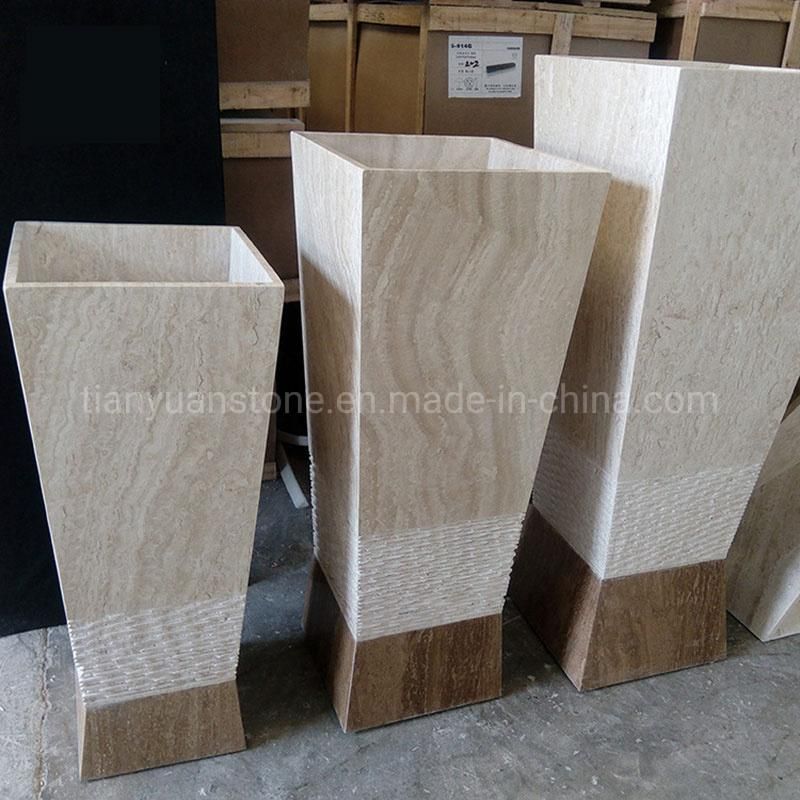 Shop Fittings and Display Marble Pedestal Showcase Platform Stand