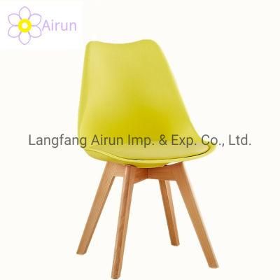 Wood Furniture Simple Design Nordic Rustic Relax Wooden Dining Chair for Restaurant Furniture