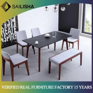 Contemporary Style Dining Room Furniture Dining Table with Solid Wood Frame