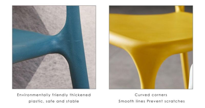 Wholesale Modern Modern Colored Scandinavian Designs Furniture Plastic Dining Chair Price