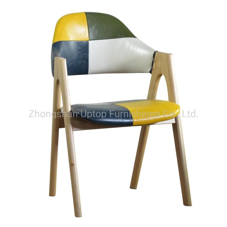Wholesale Wood Frame Restaurant Chair with Beautiful Color Matching (SP-EC604)
