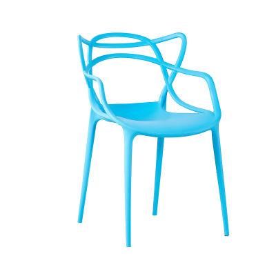 Cheap Modern Classic Master Stackable Plastic Leisure Dining Chairs for Cafe Coffee Restaurant Furniture