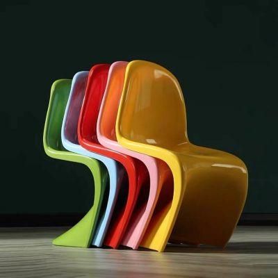 Home Furniture Cheap Dining Simple Design Colorful Dining Plastic Chair