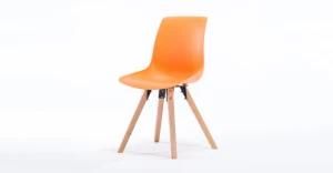 PP Plastic Morden Wooden Dining Chair