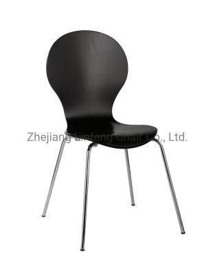 Modern Stackable Dining Bent Plywood Restaurant Chairs for Sale Used