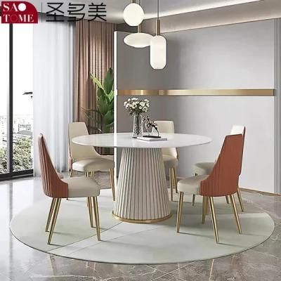 Home Dining Round Luxury Stone Dining Table