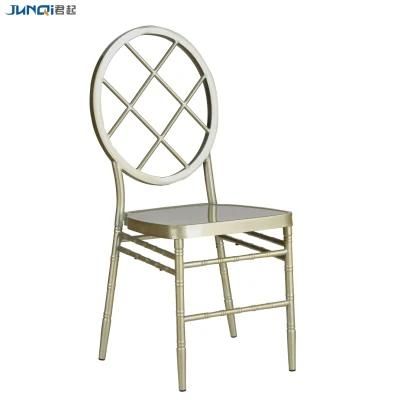 Wedding Used Stacking Metal Chiavari Chair with Cushion
